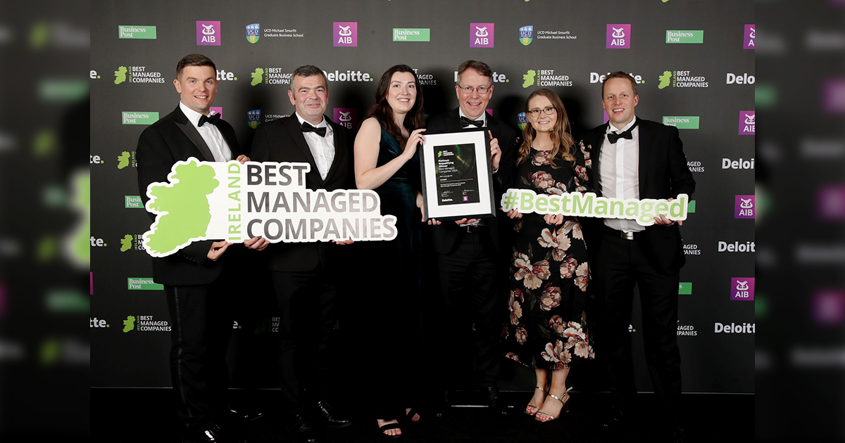 Combilift's tweet photo. Combilift has been named as one of Ireland’s Best Managed Companies, the leading business awards programme led by Deloitte.
Thanks to all the sponsors and organisers of such a memorable and dashing event.
#Combilift #LiftingInnovation #BestManagedCompanies #Winner2024 https://t.co/yhNWQLUugj