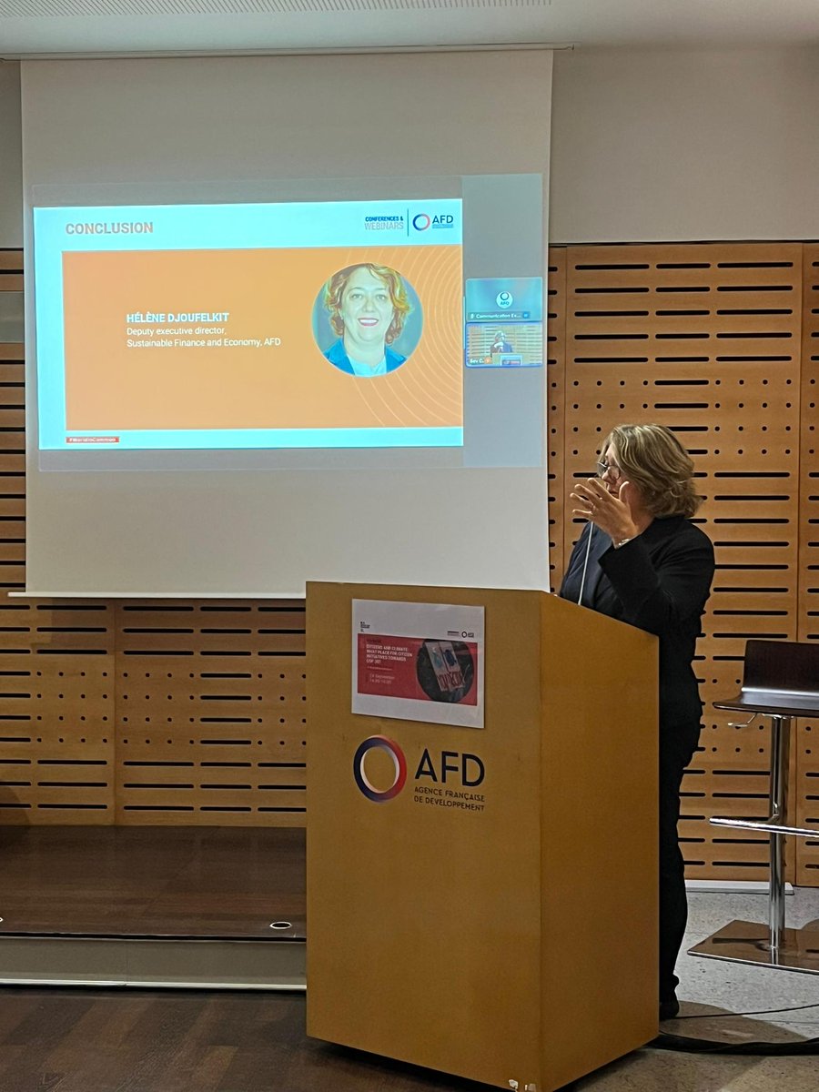 AFD_en 🇫🇷 🇪🇺 (@afd_en) on Twitter photo 🔴Citizens & Climate conference
Closing remarks by <a href="/HDjoufelkit/">Helene Djoufelkit</a> :
"The fight against #climate change calls into question existing social contracts. A democratic form of climate #governance needs to be put in place, based upon citizens' assemblies that will be at the heart of 🔴Citizens & Climate conference
Closing remarks by <a href="/HDjoufelkit/">Helene Djoufelkit</a> :
"The fight against #climate change calls into question existing social contracts. A democratic form of climate #governance needs to be put in place, based upon citizens' assemblies that will be at the heart of