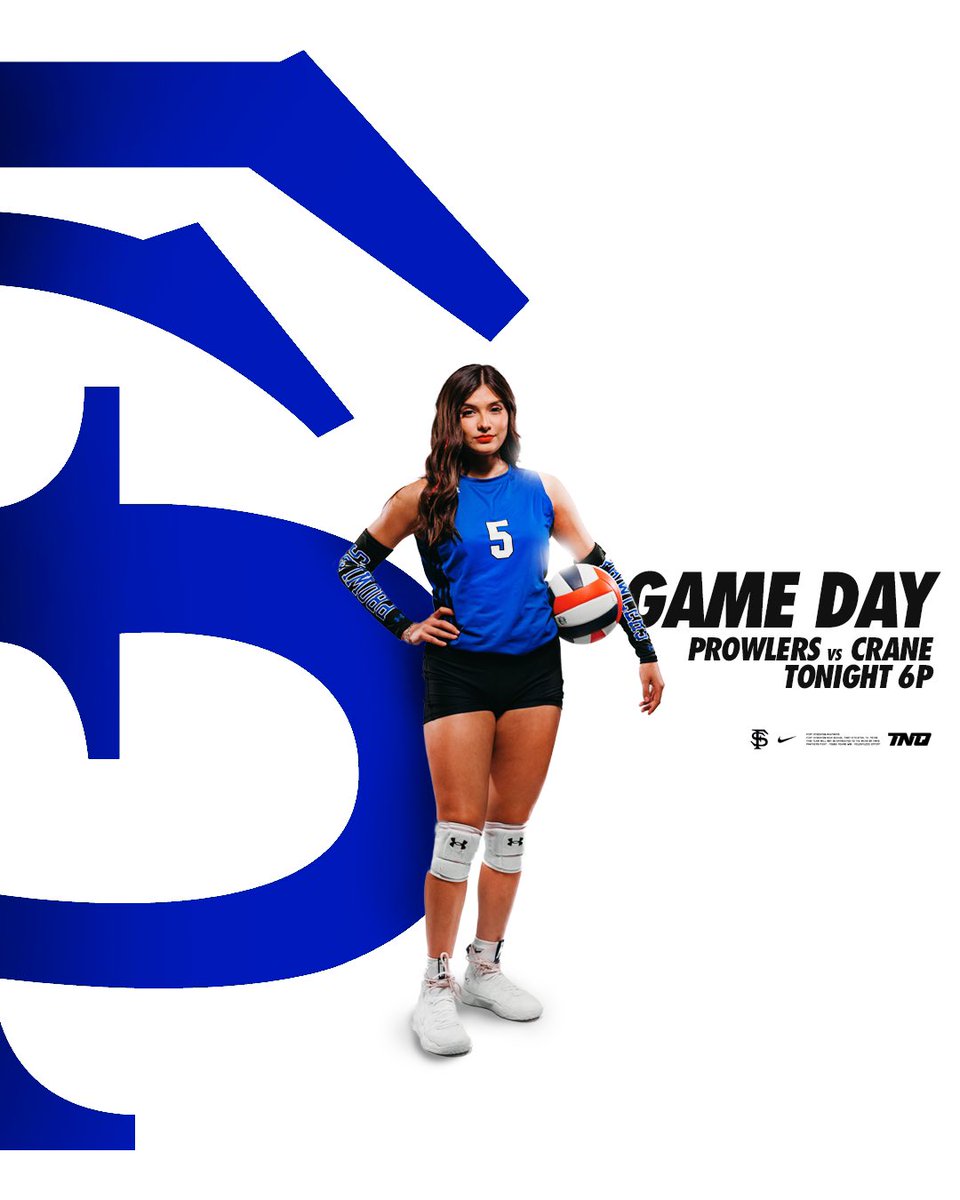 athleticsfshs's tweet photo. Game Day! Come out tonight and catch our Prowlers last pre-district game of the season against Crane!
Fresh/JV - 5PM
Varsity - 6PM
#prowlers #prowlersfight #TNQ #fortstockton #goprowlers #teamneverquit #thehuntison @Prowlervball23 @thecoachhickman https://t.co/WOuBMrmzWn