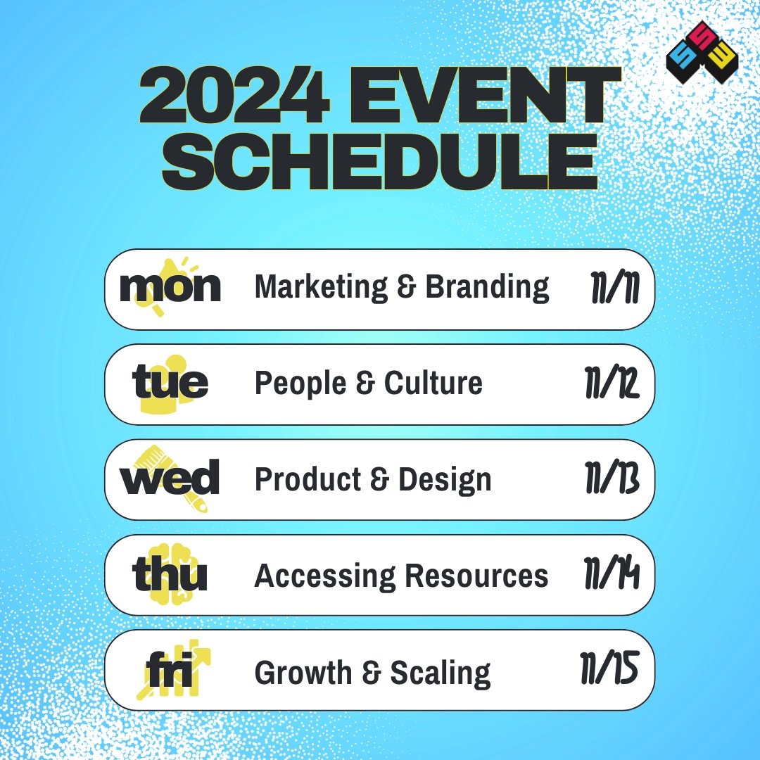STLStartupWeek's tweet image. Exciting update! We&apos;ve got the daily themes nailed down for STL Startup Week 2024. 👇

— 
Every session will tie back to our central theme: Venture Boldly. 

#STLStartupWeek #STLStartups #stlmade #entrepreneurship