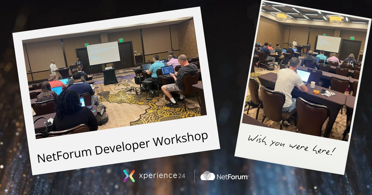 The #NetForumCommunity is in #Vegas! We are thrilled that so many came out for our NetForum Developer Workshop at #Xperience2024. It is so fun to show how much you can do with NetForum. We love empowering our users! 

About Us hubs.la/Q02QX4s60