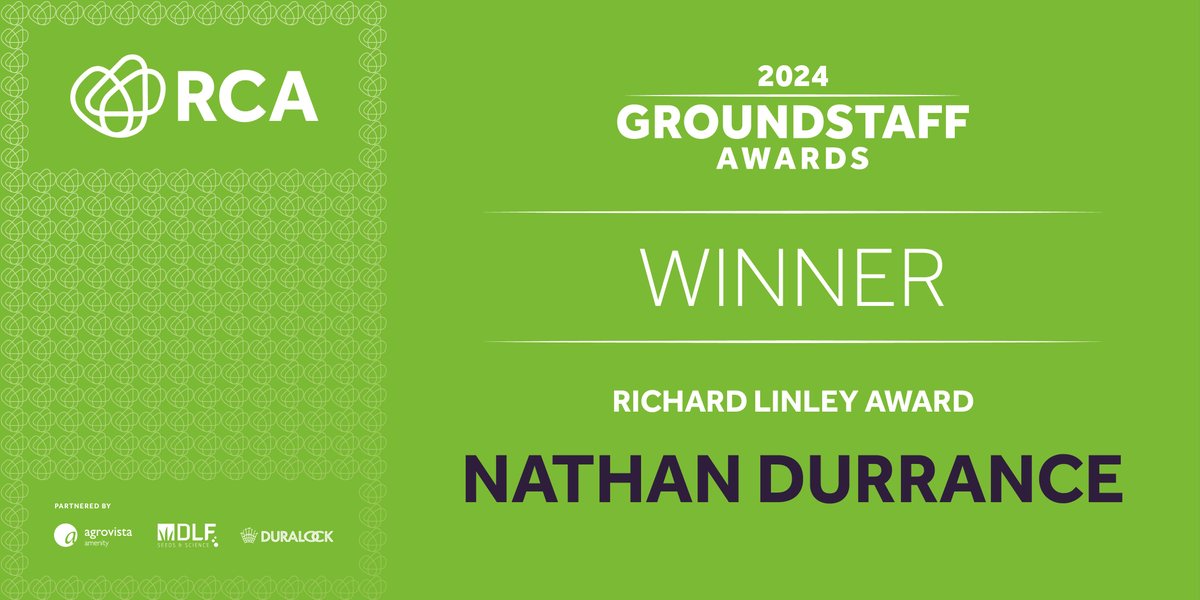GTYarmouthRaces's tweet photo. Congratulations to Nathan Durrance, one of our wonderful grounds staff, who has been awarded the Richard Linley Award in the 2024 RCA Racecourse Groundstaff Awards👏

Read more 👉 https://t.co/vGBCs14xQP https://t.co/ofn3lR6dsm