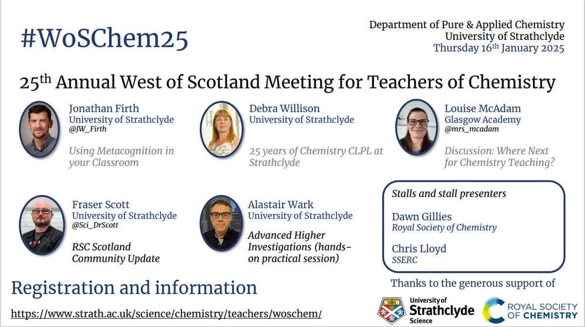 Colin McGill (@colinmcgill) on Twitter photo Chemistry teachers in Scotland - this meeting is always amazingly useful. The programme this year looks great #WoSChem25 (<a href="/JW_Firth/">Jonathan Firth</a> <a href="/mrs_mcadam/">Mrs McAdam 🇺🇦💙🏳️🌈Chemistry</a> <a href="/Sci_DrScott/">Fraser J. Scott</a>) Chemistry teachers in Scotland - this meeting is always amazingly useful. The programme this year looks great #WoSChem25 (<a href="/JW_Firth/">Jonathan Firth</a> <a href="/mrs_mcadam/">Mrs McAdam 🇺🇦💙🏳️🌈Chemistry</a> <a href="/Sci_DrScott/">Fraser J. Scott</a>)