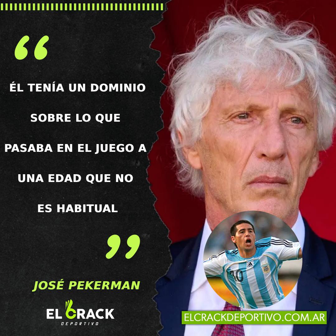 CrackDeportivo_'s tweet image. 👤 José #Pekerman sobre Juan Román #Riquelme 

🗣“Me encantaba cómo jugaba. A una edad tan joven era muy difícil que un futbolista tuviera esa comprensión del juego porque eso se va incorporado con el paso del tiempo”.