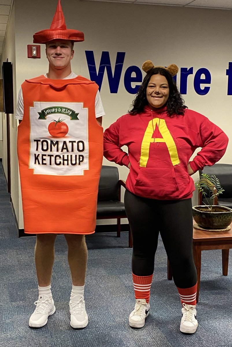 Our office assistants on homecoming dress up days!