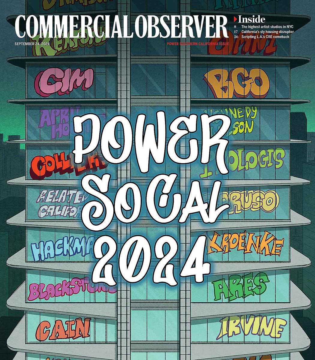 Our 2024 Power SoCal list has dropped! See which Southern California dealmakers made this year's cut.

View the list: ow.ly/xl5O50TujF6

Illustration by Koren Shadmi

#RealEstate #CommercialRealEstate