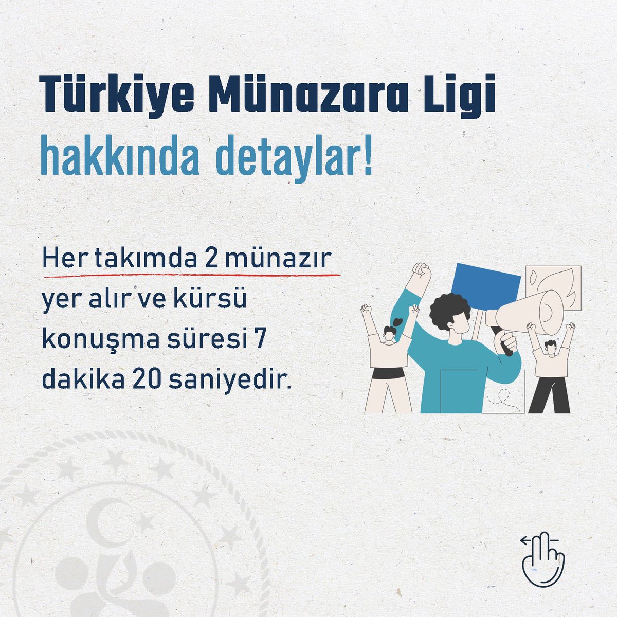 GSBgenclik's tweet photo. Türkiye Münazara Ligi Yarışmaları nedir? ⁉️

Sizin için derledik! 📚

🗓️Son başvuru tarihi: 30 Eylül!
🈸 Başvurular Gençlik Merkezlerinde! 

Sana en yakın Gençlik Merkezi, Gençlik Tesisleri Haritasında!

https://t.co/8N0ZrGmQPg https://t.co/Lih4mlIwyv