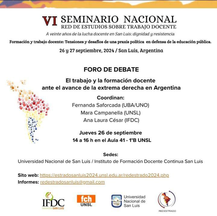 Vaiolet_ok's tweet image. Que vergüenza los docentes de San Luis invitan a un seminario con un poco de adoctrinamiento: "Por el avance de la extrema derecha en Argentina". 

Ni un paso atrás 

@JMilei 
@AgustinLaje 
#ifdc 
#unsl