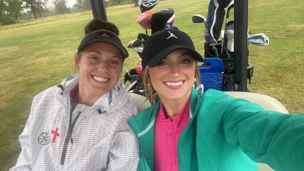 PaigeOBryan12's tweet photo. We may coach basketball, but we’re winning money in golf. 😉 https://t.co/igOrSZGArG