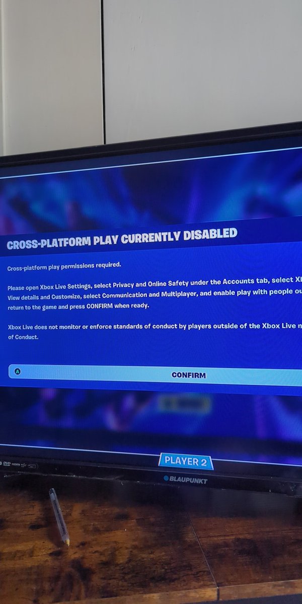 MattTurley4's tweet photo. @FortniteStatus Still receiving this issue on Xbox Series S, happening on all game modes, even rocket racing! You've released numerous updates and still no fix! https://t.co/OonQWjsmcf
