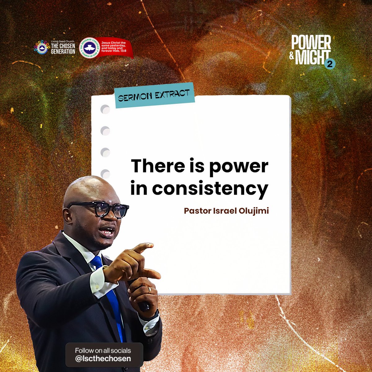 lscthechosen's tweet image. Some key points to note as we walk into the &quot;Power and Might Conference 2024&quot;.

For the full sermon, connect with us via our YouTube, Spotify and Audiomack channels.

#powerandmight #lscthechosen #rccg #PAMConference2024 #PAM