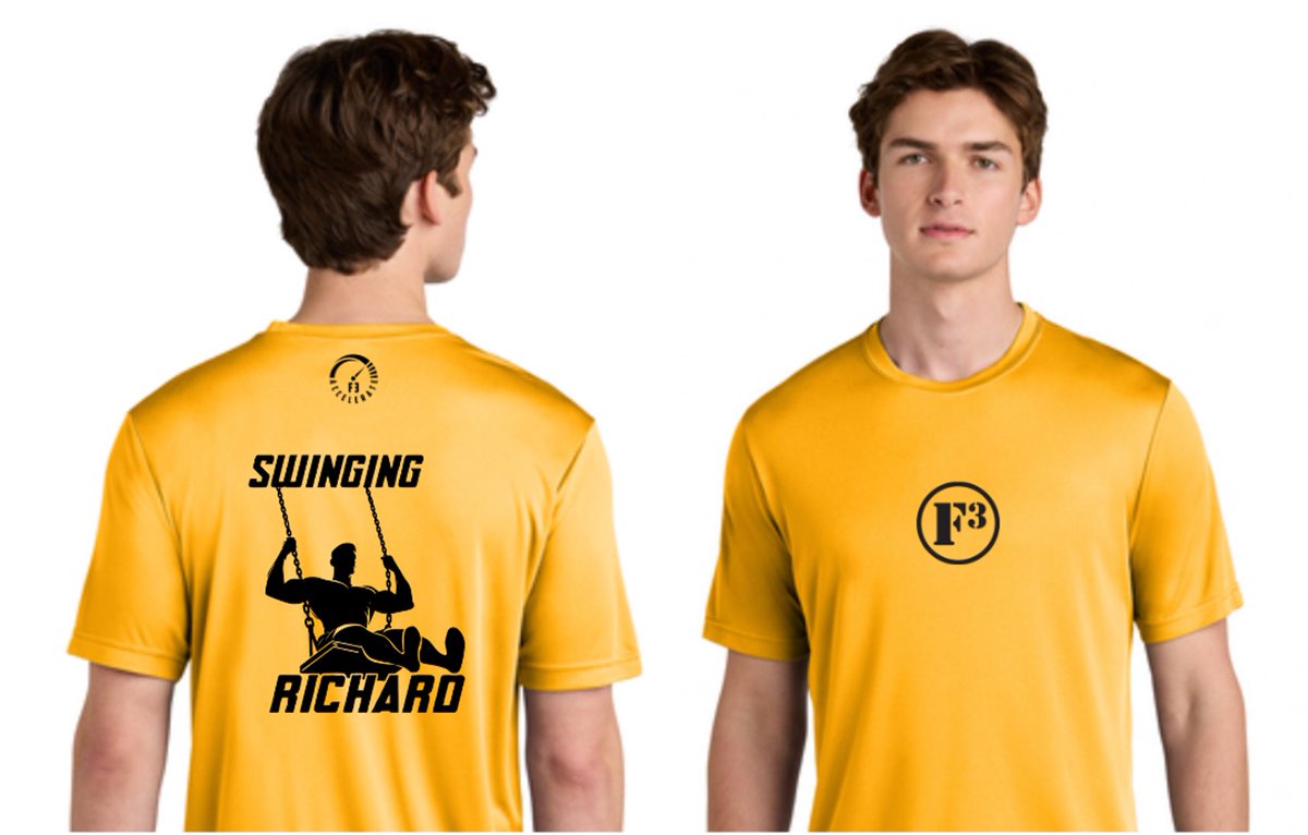 F3 (@f3nation) on Twitter photo Wanna add this shirt to your F3 arsenal?? 👇👇Join the “Accelerate the Accelerate” Zoom call TONIGHT at 8pm EST w/ <a href="/darkhelmetF3/">Frank Schwartz</a> + <a href="/ScratchAndWinF3/">John Horton</a>. REGISTER HERE: shorturl.at/P5fOL
#GiveItAway #SwingingRichard Wanna add this shirt to your F3 arsenal?? 👇👇Join the “Accelerate the Accelerate” Zoom call TONIGHT at 8pm EST w/ <a href="/darkhelmetF3/">Frank Schwartz</a> + <a href="/ScratchAndWinF3/">John Horton</a>. REGISTER HERE: shorturl.at/P5fOL
#GiveItAway #SwingingRichard