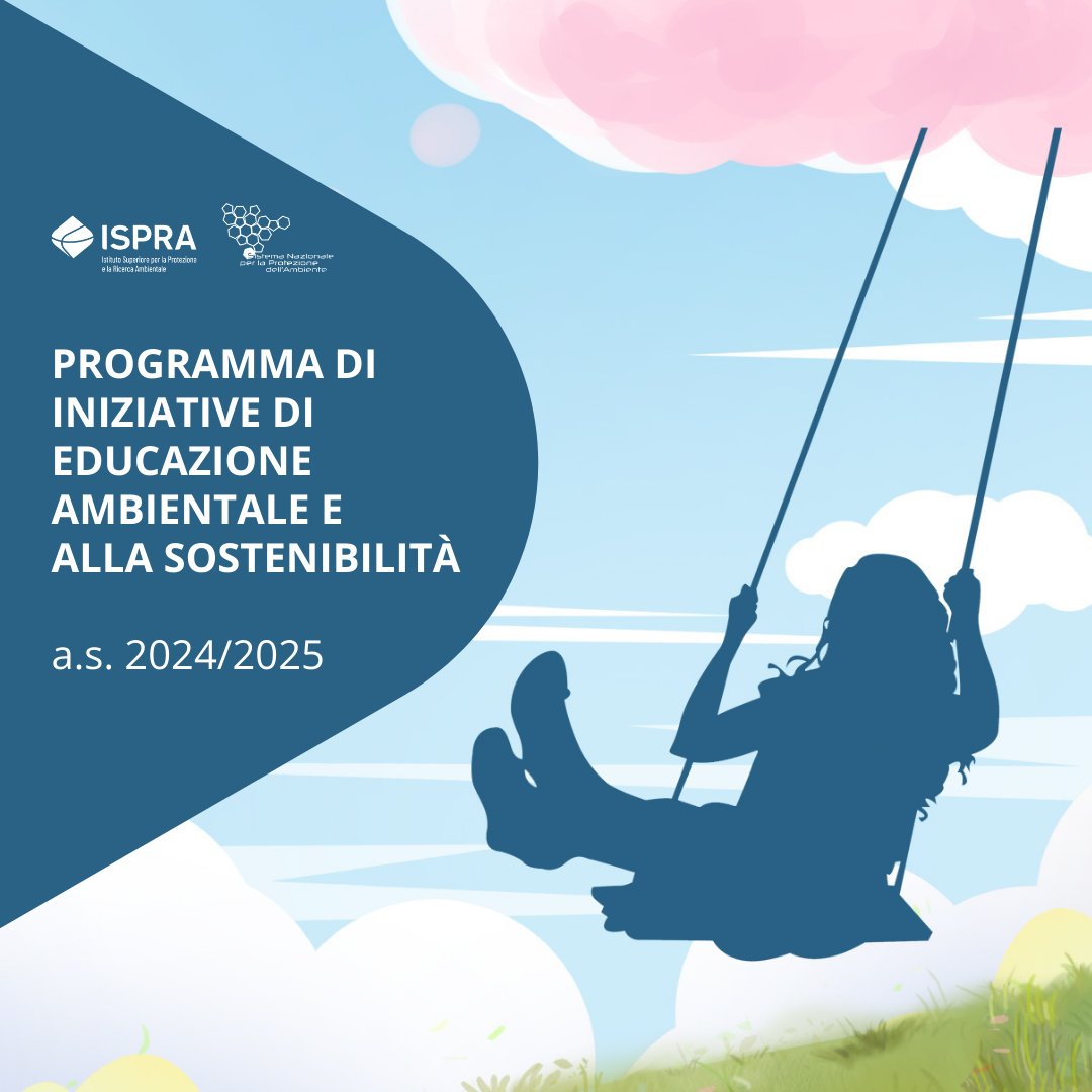 ISPRA_Press's tweet image. 📚 27 progetti in presenza, distribuiti nelle sedi territoriali ISPRA. È l’offerta educativa del “Programma ISPRA di iniziative di educazione #ambientale e alla #sostenibilità” rivolto alle #scuole per l’a.s. 2024/2025.

Scopri di più sul nostro sito 👇
bit.ly/3Bdw5jl
