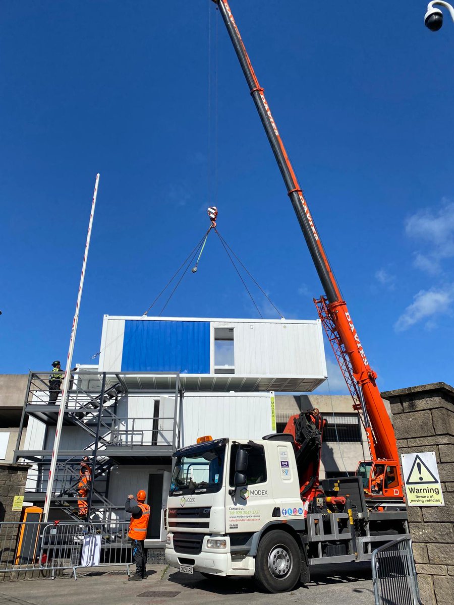 modex_spaces's tweet image. Another Modular Building successfully delivered and installed, this time in Carmarthen for a returning customer.
#modularbuilding #accommodation