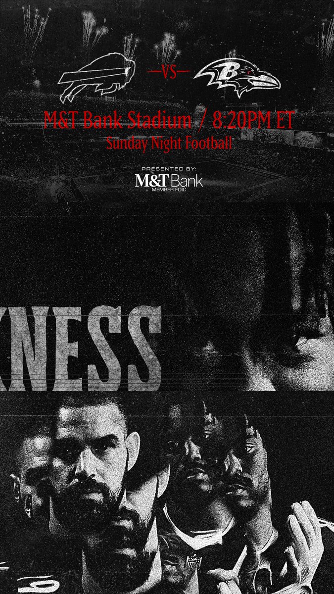 Ravens's tweet photo. 𝐃𝐀𝐑𝐊𝐍𝐄𝐒𝐒 𝐅𝐀𝐋𝐋𝐒 𝐀𝐓 𝟖 𝐏.𝐌. 𝐒𝐔𝐍𝐃𝐀𝐘

𝐖𝐄𝐀𝐑 𝐁𝐋𝐀𝐂𝐊! 🎟: https://t.co/LU3NazvKc6 https://t.co/YsW5MBzjHh