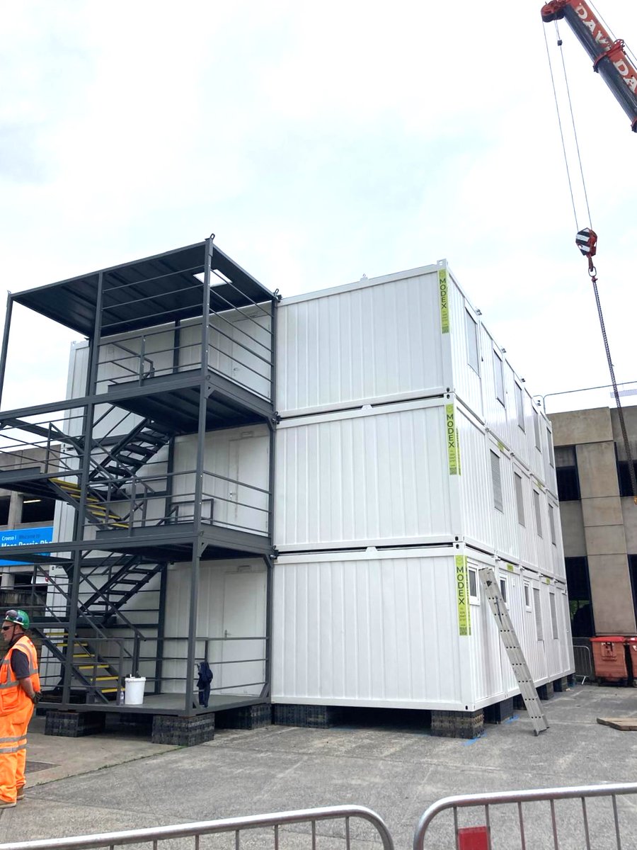 modex_spaces's tweet image. Another Modular Building successfully delivered and installed, this time in Carmarthen for a returning customer.
#modularbuilding #accommodation