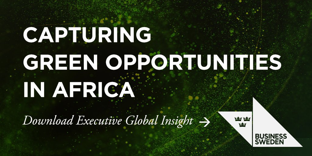 Our latest Executive Global Insight report is out now – turning a spotlight on Africa’s green transition and how Swedish innovations can accelerate change. Explore the analysis: brnw.ch/21wN6HC