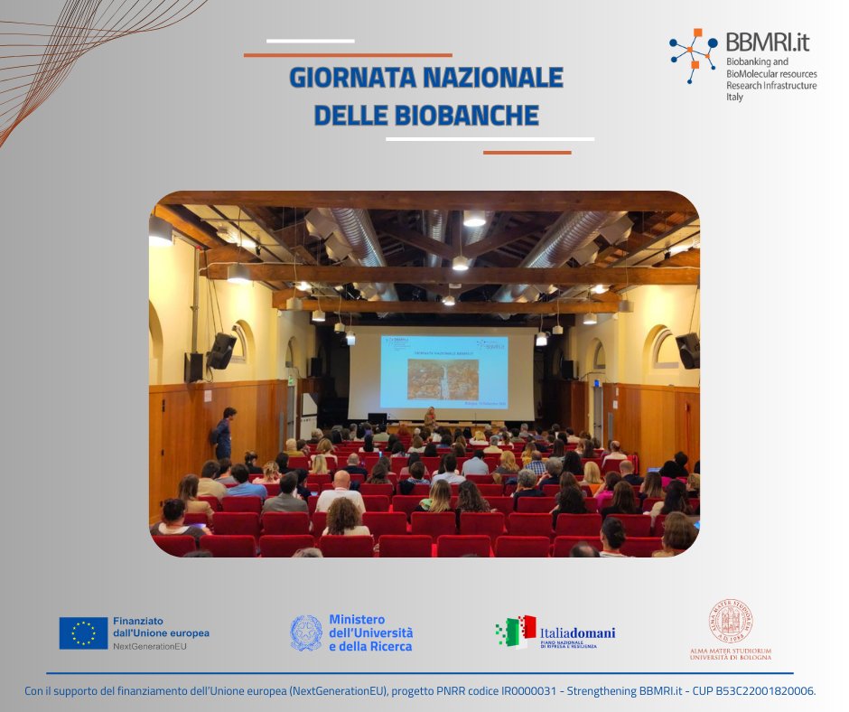 BBMRI_it (@bbmri_it) on Twitter photo Oggi è iniziata la seconda Giornata Nazionale delle Biobanche BBMRI.it 2024 con i saluti di Massimiliano Bonafè di <a href="/Unibo/">Università di Bologna</a> , e la presentazione di <a href="/LavitranoML/">Professor Marialuisa Lavitrano</a>, coordinatore BBMRI.it. Interessante l’intervento di Andrea Wutte di <a href="/BBMRIERIC/">BBMRI-ERIC</a>. Oggi è iniziata la seconda Giornata Nazionale delle Biobanche BBMRI.it 2024 con i saluti di Massimiliano Bonafè di <a href="/Unibo/">Università di Bologna</a> , e la presentazione di <a href="/LavitranoML/">Professor Marialuisa Lavitrano</a>, coordinatore BBMRI.it. Interessante l’intervento di Andrea Wutte di <a href="/BBMRIERIC/">BBMRI-ERIC</a>.