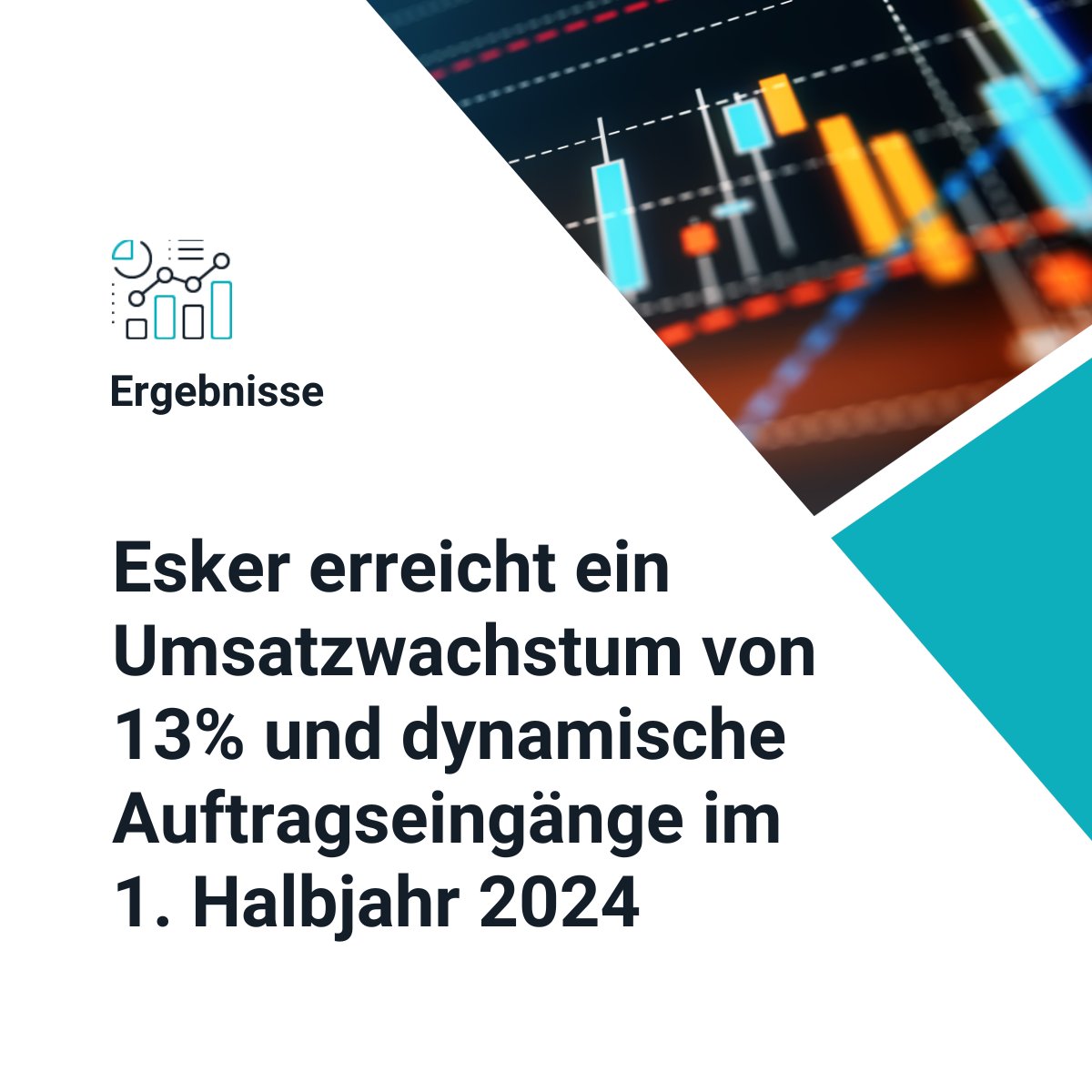 e_integration_'s tweet photo. 📈Großartige Neuigkeiten! Unser Umsatz im ersten Halbjahr 2024 ist im Vergleich zum ersten Halbjahr 2023 um 13 % gestiegen, dazu nahmen die Auftragseingänge um 51 % zu. Mehr in der #Pressemitteilung: https://t.co/XxczKo6IoY
#FinancialResults #WeAreEsker #PositiveSumGrowth https://t.co/8T6N2yiWBm