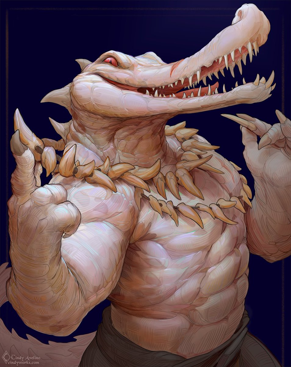 McFan - Stories of Vallerane (@ensgmaster) on Twitter photo Another great piece I got from <a href="/cindybases/">Cindy Bases 🔶</a>!
Torke showing off his collection of teeth, that he collects on his opponents. Some of his own are there too!
If you are interested in my universe, the book and the characters, check there:
vallerane.com Another great piece I got from <a href="/cindybases/">Cindy Bases 🔶</a>!
Torke showing off his collection of teeth, that he collects on his opponents. Some of his own are there too!
If you are interested in my universe, the book and the characters, check there:
vallerane.com