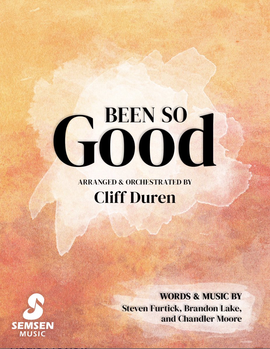 "Oh give thanks to the Lord, for he is good, 
for his steadfast love endures forever!"
Psalm 107:1 

This is such a great song of thankfulness. 

semsenmusic.com/shop/been-so-g…