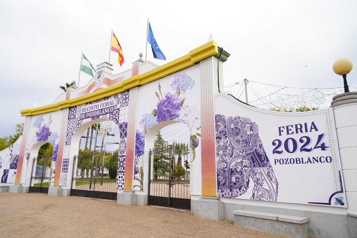 DifussionMkt's tweet photo. 😊 Este año nuevamente, nuestro equipo creativo ha sido el encargado de diseñar la portada del Recinto Ferial de Pozoblanco para la Feria 2024, nos sentimos tremendamente orgullosos una vez más.

🙌 Gracias de nuevo al Ayuntamiento de Pozoblanco por confiar en nuestro trabajo. https://t.co/zzr11ZeiZ0