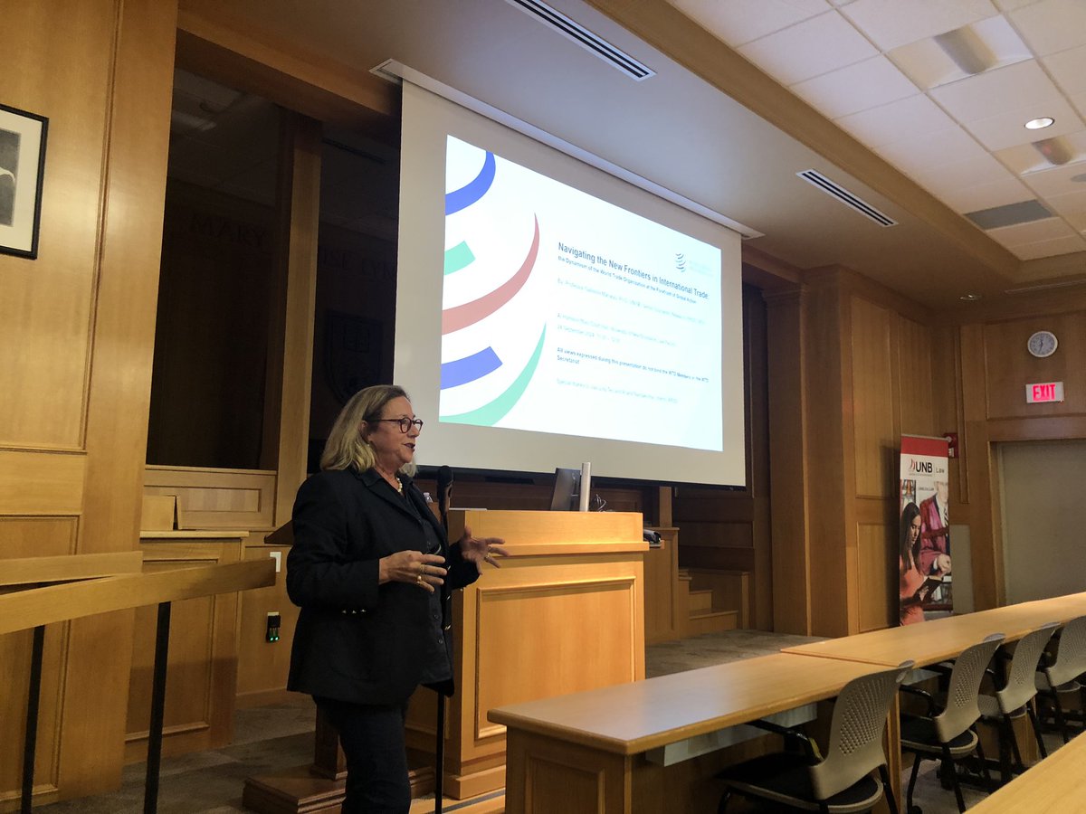 A huge honor today to have Professor Gabrielle Marceau <a href="/UNBLaw/">UNB Law</a>
