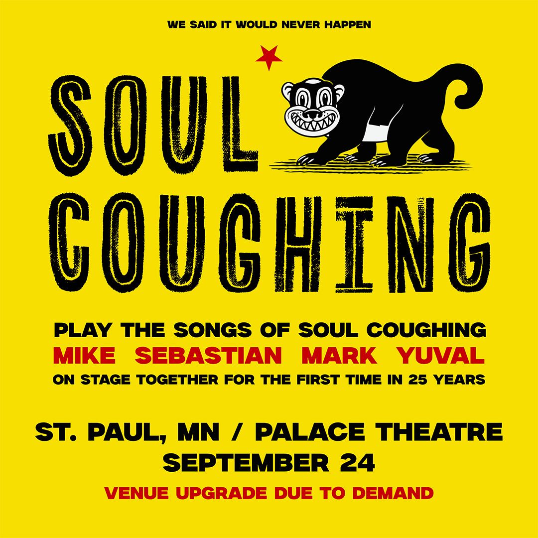 PalaceStPaul's tweet photo. 🎟️ ticket release 🎟️

we just released VERY LIMITED tickets to the previously sold out Soul Coughing show tonight! Secure yours: https://t.co/m30tQa6ZzC https://t.co/PXgzik1VWo