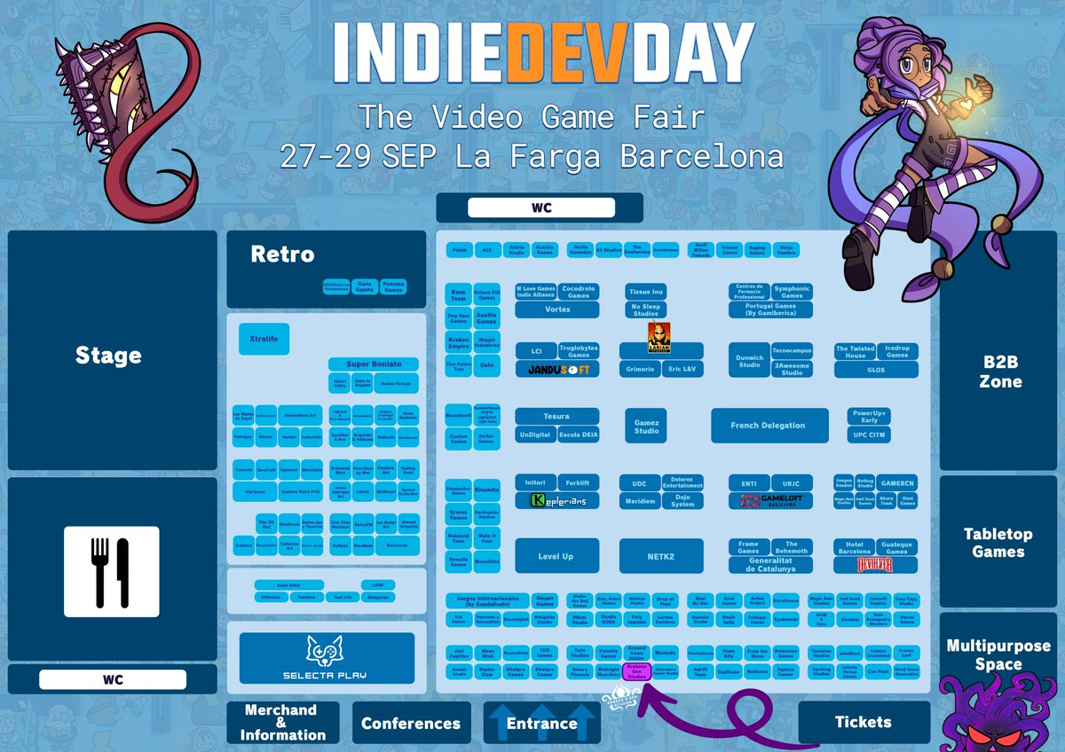 Del 27 al 29 de septiembre nos vemos en <a href="/IndieDevDay/">IndieDevDay</a> ! 
Podréis probar #Heartweaver y conocer al equipo detrás de su desarrollo.
Espero que os gusten los puzles porque tenemos un montón de ellos! 🦋💜🧶🔖🐙
#indiegame #IndieDevDay2024