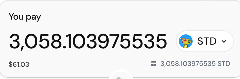 刚刚查了一下sui链钱包收到 60u的 $STD 空投，高点能出150u，大家可以查一下，合约是： 0x2cddfc6d4fc855917e990e71cd122b1ee8098aa890186ee15a84524ed17cd8c9::suitard::SUITARD，可以在这卖：hop.ag/swap/ ，具体空投条件我也不知道。