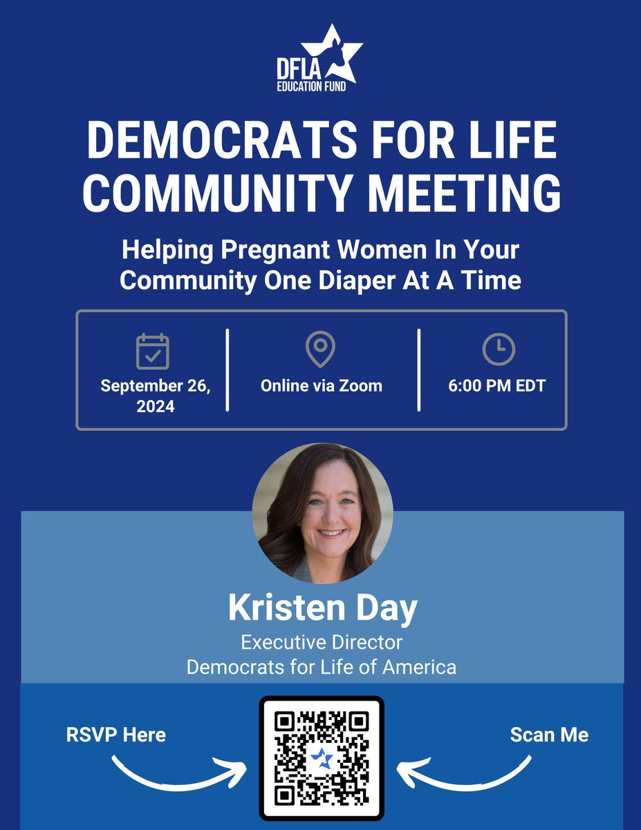 demsforlife's tweet photo. ON THURSDAY: Join @ProLifeDem for a free online event as we discuss tangible ways you can help pregnant women in your community, one diaper at a time.

RSVP HERE: https://t.co/kOrpTB8glz https://t.co/gRUNbSyxpY