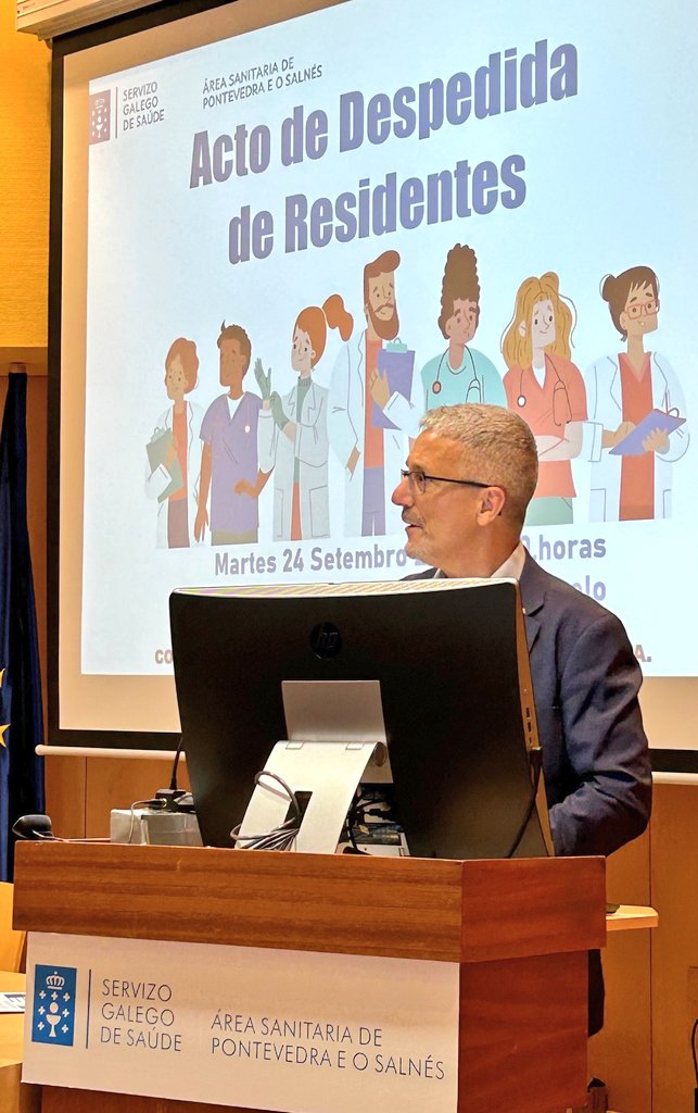 Área Sanitaria de Pontevedra e O Salnés (@ponsalsergas) on Twitter photo Un total de 33 residentes da <a href="/ponsalsergas/">Área Sanitaria de Pontevedra e O Salnés</a> remataron hoxe o seu período de formación coma especialistas sanitarios
<a href="/RosendoBugarin/">Rosendo Bugarín González</a> foi o padriño desta promoción, que arrancou en plena pandemia da covid en setembro de 2020
🖱saladecomunicacion.sergas.gal/Paginas/mobile… Un total de 33 residentes da <a href="/ponsalsergas/">Área Sanitaria de Pontevedra e O Salnés</a> remataron hoxe o seu período de formación coma especialistas sanitarios
<a href="/RosendoBugarin/">Rosendo Bugarín González</a> foi o padriño desta promoción, que arrancou en plena pandemia da covid en setembro de 2020
🖱saladecomunicacion.sergas.gal/Paginas/mobile…