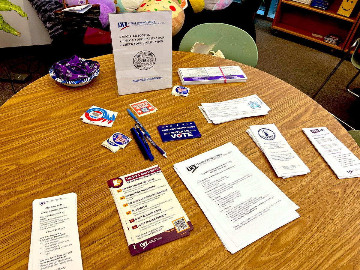 LangstonHS_APS's tweet photo. Excited to see the League of Women Voters at Langston today, empowering young voters and making their voices heard! 🗳️✨ #EngageAPS https://t.co/laQxcXc4OS