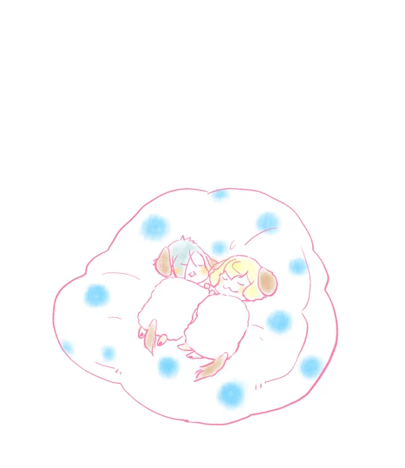 涼しいと眠くなっちゃう…… 