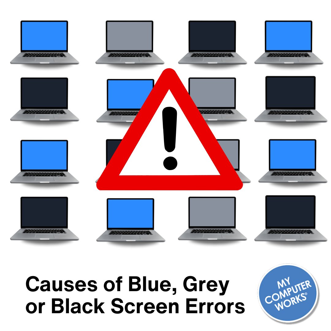 MyCompWorks's tweet image. Have you ever encountered a blue, black, or grey screen on your computer? We have put together this support guide just for you! Read it here: mycomputerworks.com/computer-error…
For more support call My Computer Works at 866-343-4961.
#FixMyComputer #MyComputerWorks #BSOD #GSOD