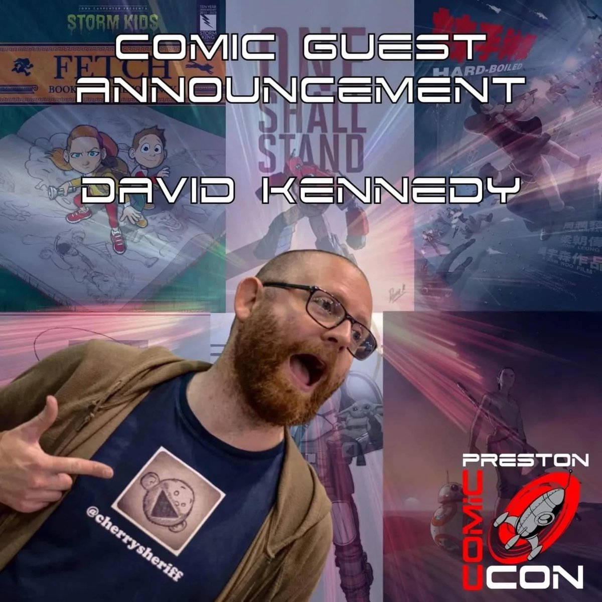 Preston Comic Con (@prestoncomiccon) on Twitter photo 🚀 GUEST SPOTLIGHT 🔦
<a href="/cherrysheriff/">Dave Kennedy</a> will be joining us at #Preston #ComicCon he’s an artist for #JohnCarpenter’s <a href="/stormkingcomics/">Storm King Comics</a> & is hosting a workshop on the day! Check out his work 📲 cherrysheriff.com
#comics #comicbook #art #artist #Illustrator #StarWars #TheMatrix 🚀 GUEST SPOTLIGHT 🔦
<a href="/cherrysheriff/">Dave Kennedy</a> will be joining us at #Preston #ComicCon he’s an artist for #JohnCarpenter’s <a href="/stormkingcomics/">Storm King Comics</a> & is hosting a workshop on the day! Check out his work 📲 cherrysheriff.com
#comics #comicbook #art #artist #Illustrator #StarWars #TheMatrix