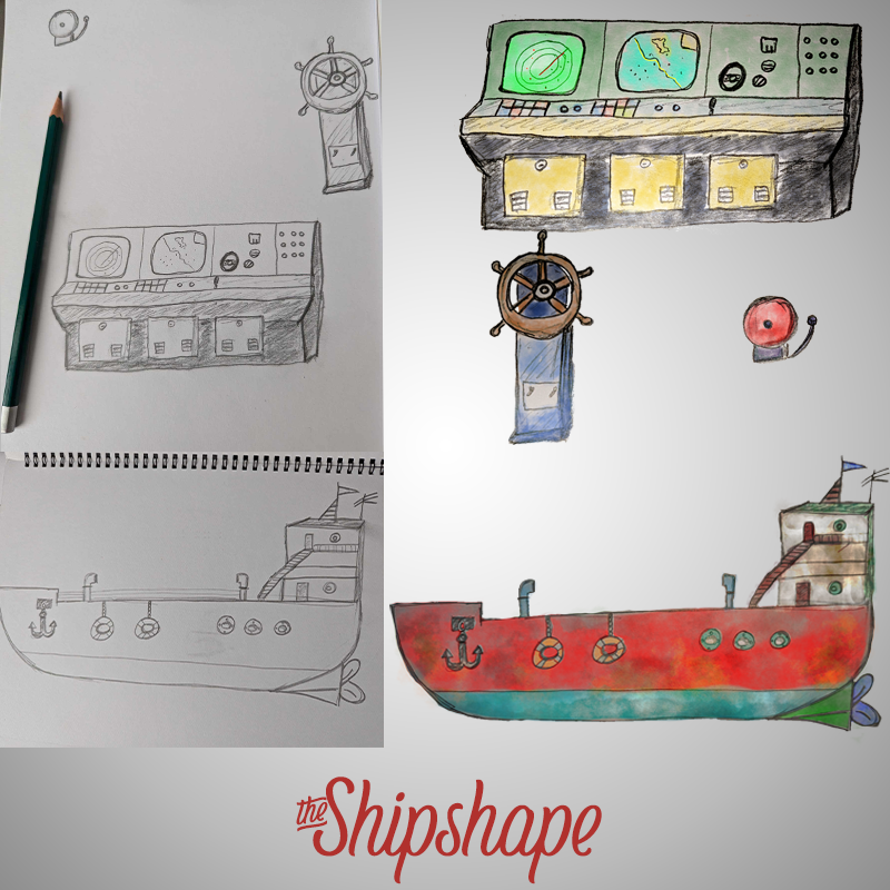 pixel_data's tweet photo. Hand drawn assets for the game "Shipshape" close to the art and style of #Karagiozis , a Greek folk shadow theatre figure!

So amazing seeing your assets taking life by @karavas .

#108AdvChal #gamejam #indiegame #gamedev https://t.co/0Gds9JWJQY