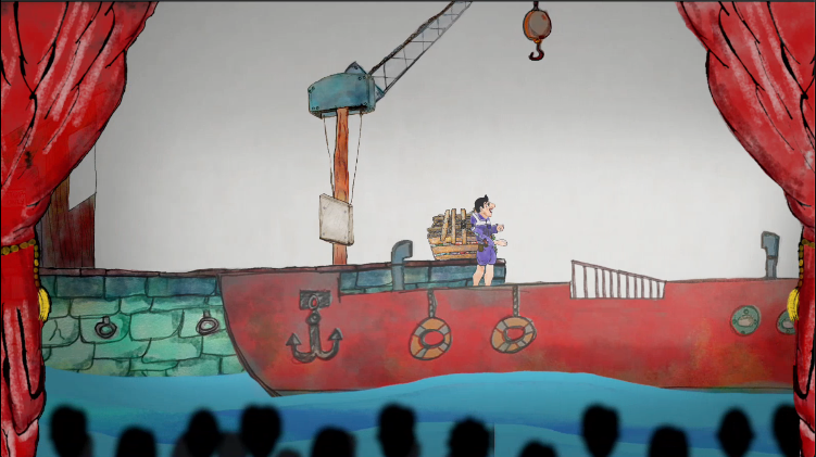 pixel_data's tweet photo. Hand drawn assets for the game "Shipshape" close to the art and style of #Karagiozis , a Greek folk shadow theatre figure!

So amazing seeing your assets taking life by @karavas .

#108AdvChal #gamejam #indiegame #gamedev https://t.co/0Gds9JWJQY