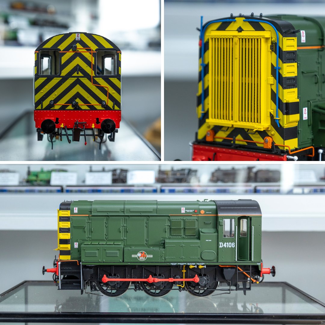 bluebellrailway's tweet photo. New In At Bluebell Gifts &amp; Models! 

Dapol O Gauge Class 09 Shunter D4106

We are delighted to welcome in our very own Class 09 Diesel Shunter, D4106 in O gauge form, produced by Dapol for the Gaugemaster Collection.

Grab yours whilst stocks last. Visit https://t.co/3VCUr2sc0E https://t.co/jpRtkjmIcT