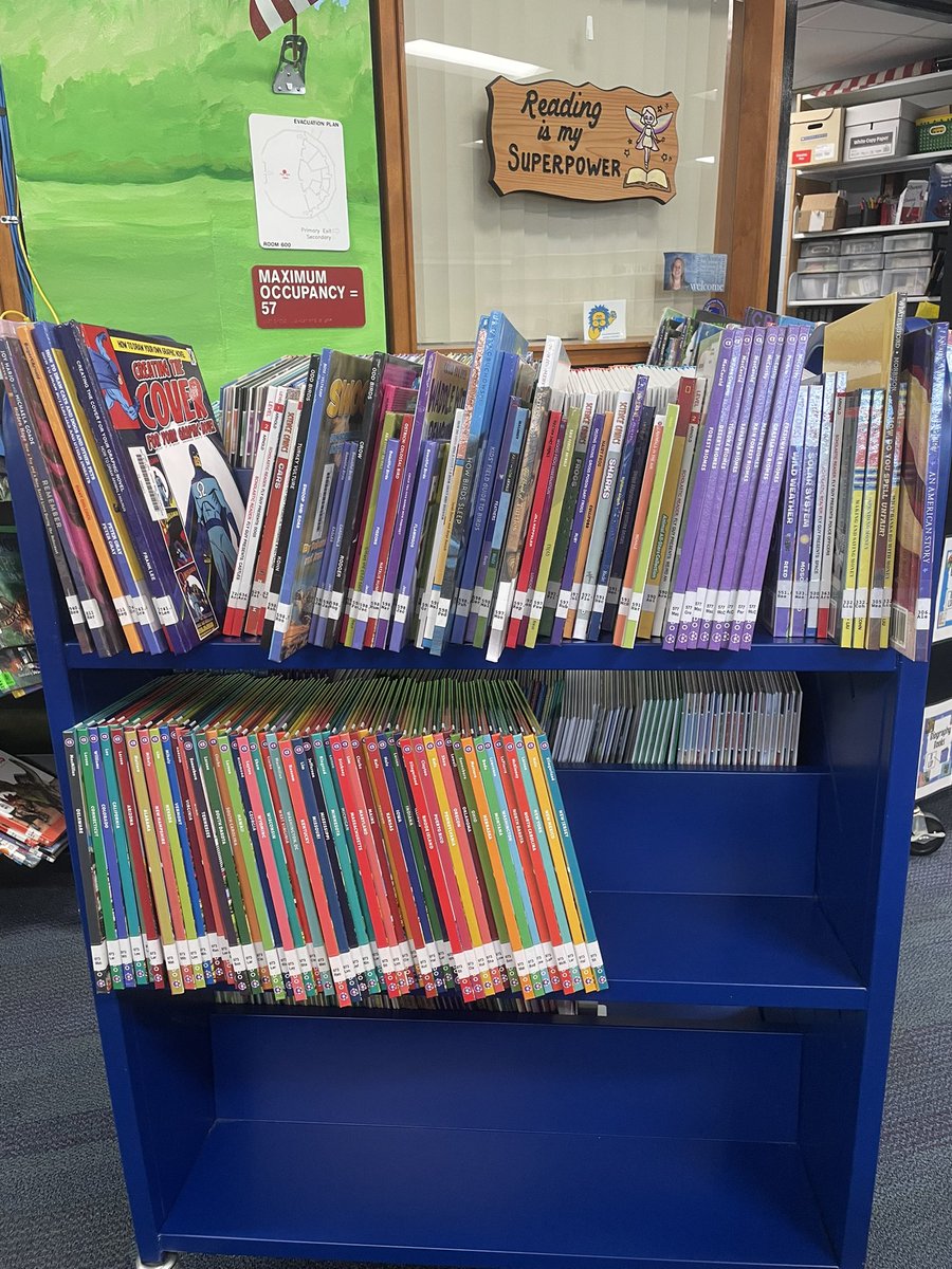 Limona_MC's tweet photo. Some of our new nonfiction and biography books are ready for checkout! I can’t wait to share them with our @HCPSLimonaES lions! @hubofschool https://t.co/ZIRRM3WwHS