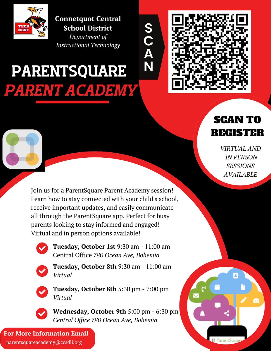 Introducing ParentSquare Parent Academy! #ParentSquare #ConnetquotIT #Connetquot