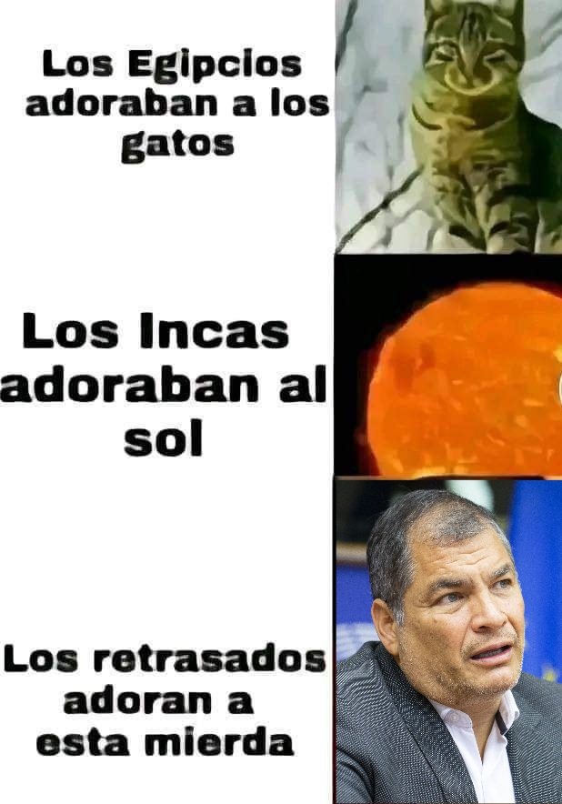 Los que le tienen culto a la mierda son los borregos que adoran a la loca del ático, un poco más y le declaran dios de los choros.