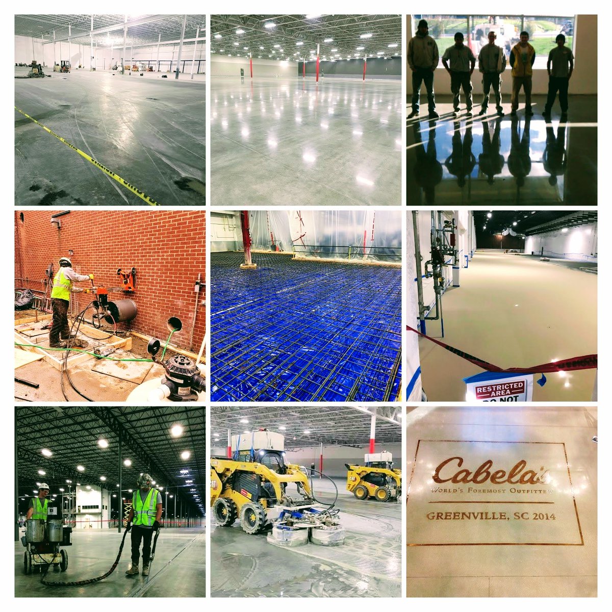 Specialty Division- craftsman polishing, resinous flooring, structural repair, tilt-up caulking and maintenance, upfitting, Concrete- world class leading concrete placement and finishing. A team of 350 +  If your project demands excellence we will deliver. #Consolidatedservices