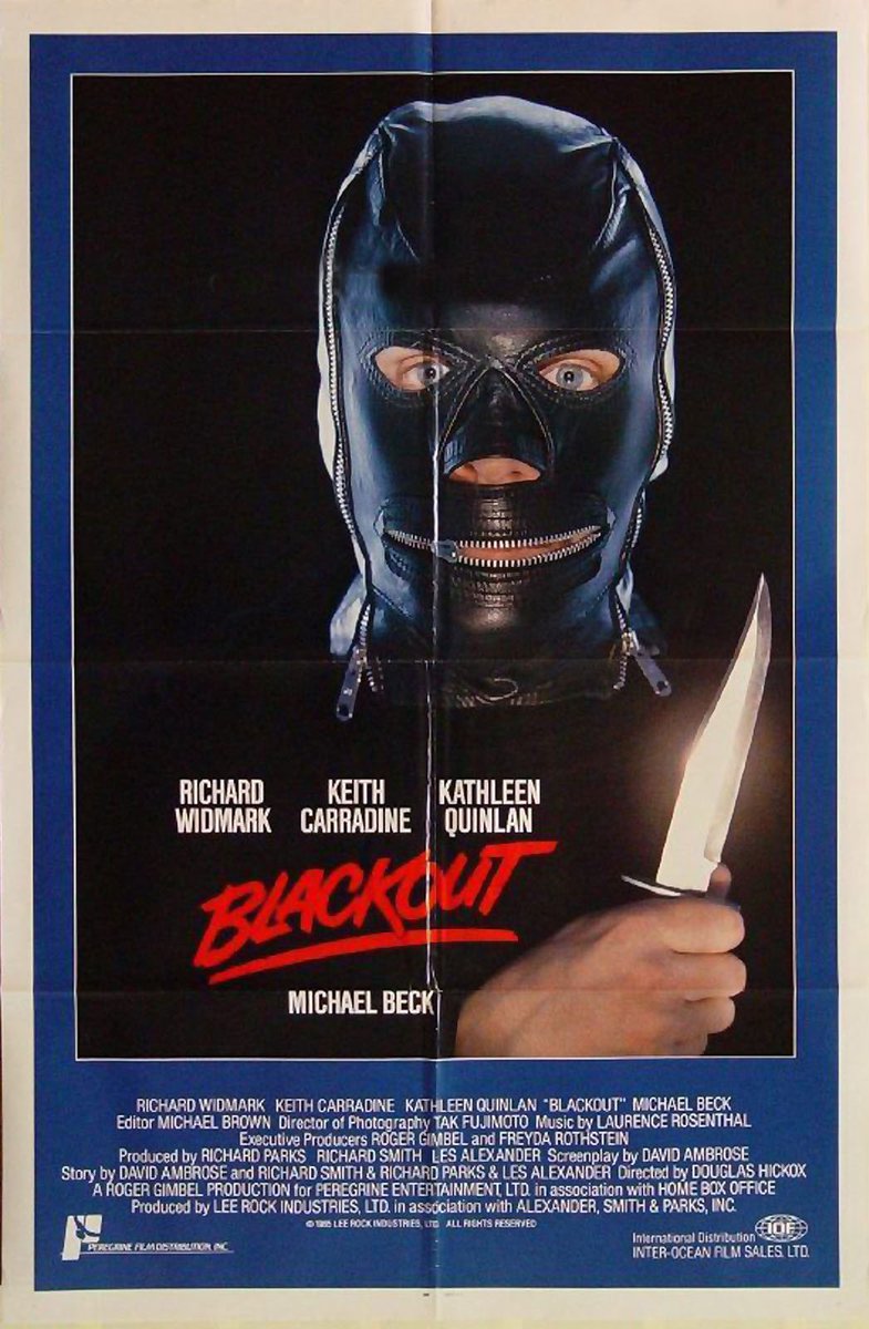 ReelFeelsPod's tweet image. #200DaysOfHorror
#MadeForTvHorror

Movie #357- Blackout (1985) on YouTube 

An amnesiac (Keith Carradine) cannot remember killing a woman and children, but an ex-policeman (Richard Widmark) has no doubt that he did.