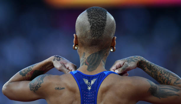 tatoo_niki_'s tweet photo. イニカ・マクファーソン(Inika McPherson)
2017年の世界陸上でアメリカの女子走り高跳び代表として出場。
奇抜な顔面メイクとイレズミで世界的に有名に。
すごい!と思ったらいいね♪
#麻酔クリーム #TKTX #タトゥークリーム #イニカ・マクファーソン https://t.co/I4RMAXOet9