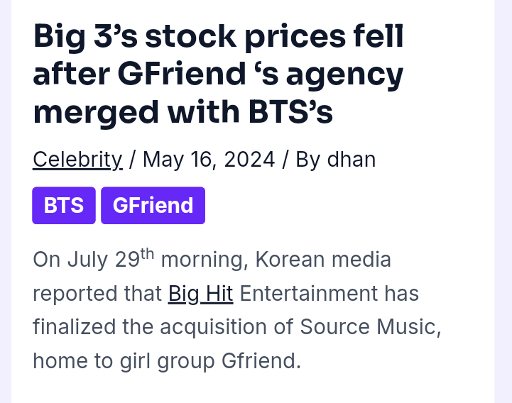KnightFriend6's tweet photo. #GFRIENDIMPACT
July 29, 2019
Acquisition News https://t.co/fnAJ5FRqUM