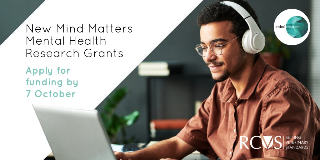 vetmindmatters's tweet photo. Calling all mental health researchers! There are less than two weeks left to apply for our new mental health grants! Find out more and submit your proposal by 7 October: https://t.co/hLTxN4ToN5 https://t.co/MpubFOoH7U