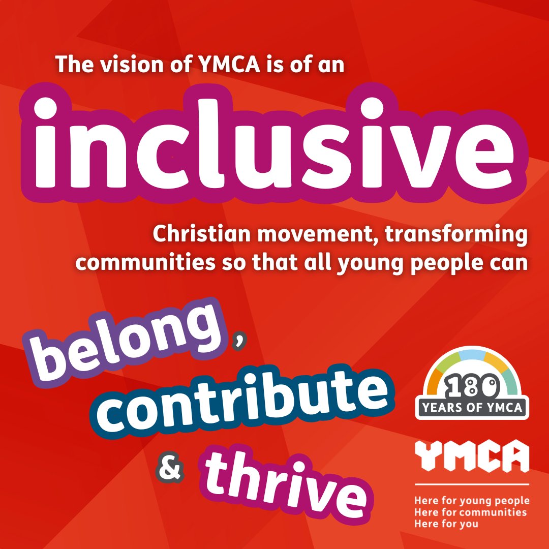 🎊 Join YMCA in celebrating the inclusive spirit that has guided us for 180 years. 🎉 

We embrace the Christian roots which inspire programmes that nurture social wellbeing for all. 🙌 

Discover more: bit.ly/3TyIJQ6

#YMCA180✨ #NIW2024