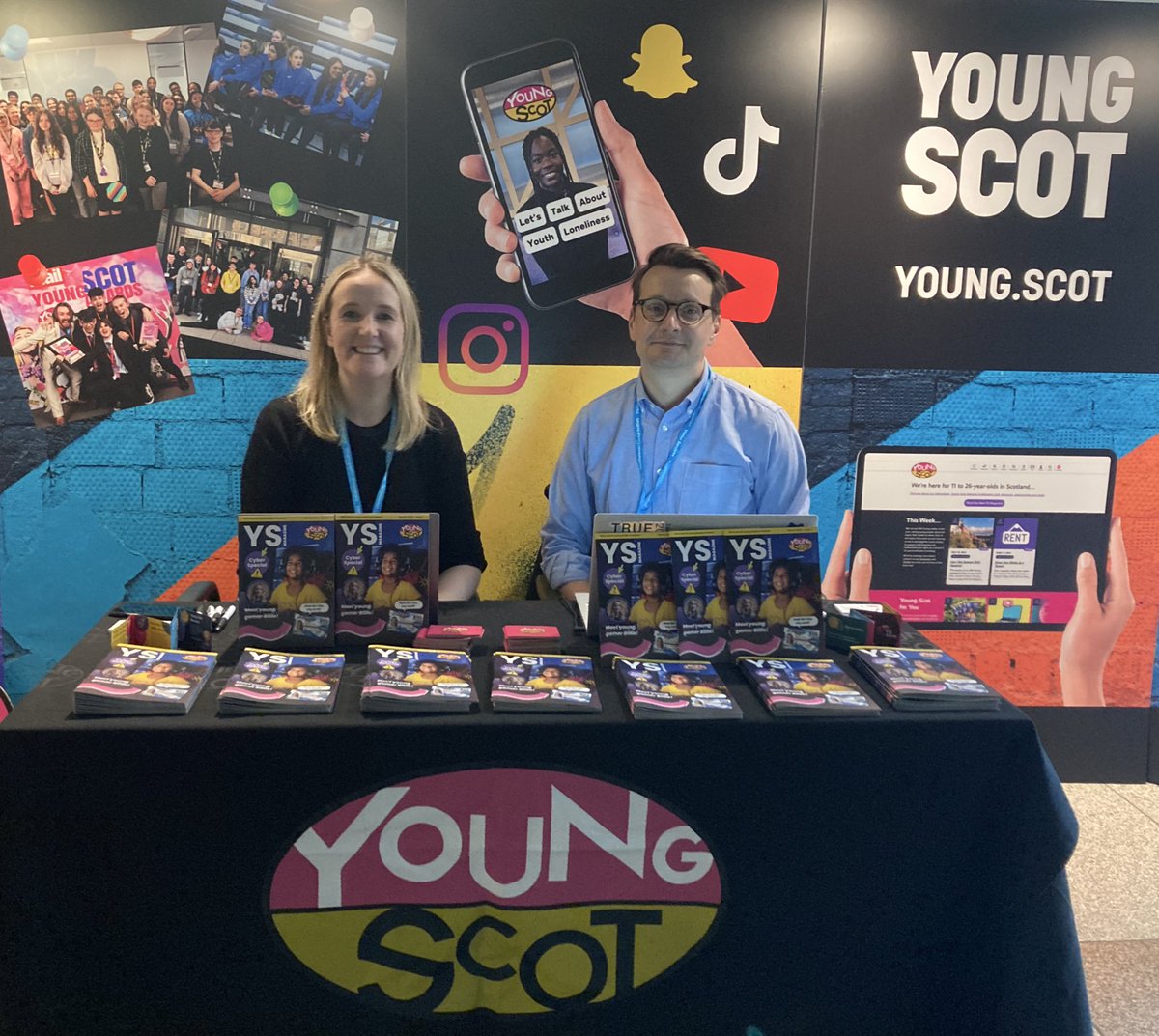We’re set up <a href="/ScotParl/">Scottish Parliament</a> until Thursday sharing information about the services Young Scot offer to young people in constituencies across #Scotland

If you’re in the building, come say hi and find out more! 👋