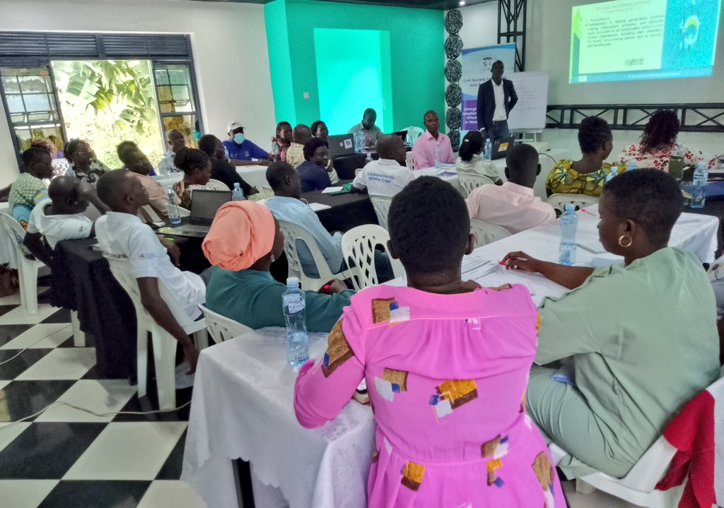 CEFTRAWESTNILE's tweet photo. Happening Now!
Training of CSOs in the West Nile Sub-Region on #InternalGovernance organized by @wecisnet with support from #GIZ & #EU
Theme, "Strengthening Regulatory Compliance & Operational Effectiveness of CSOs in West Nile Sub-Region"
#StrongInternalGovernance #GoodMgt https://t.co/KaAFnmLCyZ